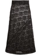Comme Des Garçons Vintage Lace Maxi Skirt - Black