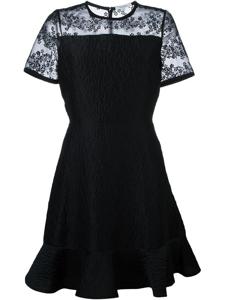 Carven Cloqué Flared Dress