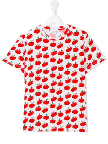 Au Jour Le Jour Kids Apple T-shirt, Girl's, Size: 14 Yrs, White