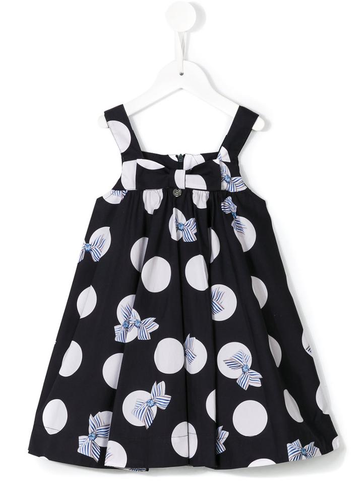 Lapin House - Polka Dot Dress - Kids - Cotton/spandex/elastane - 5 Yrs, Blue