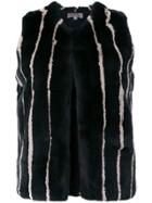 N.peal Reversible Fur Gilet - Blue