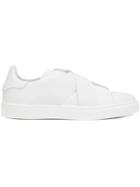 Louis Leeman Laceless Low-top Sneakers - White