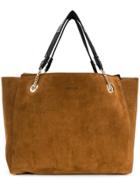 Jimmy Choo Flosue Shopper Tote - Brown