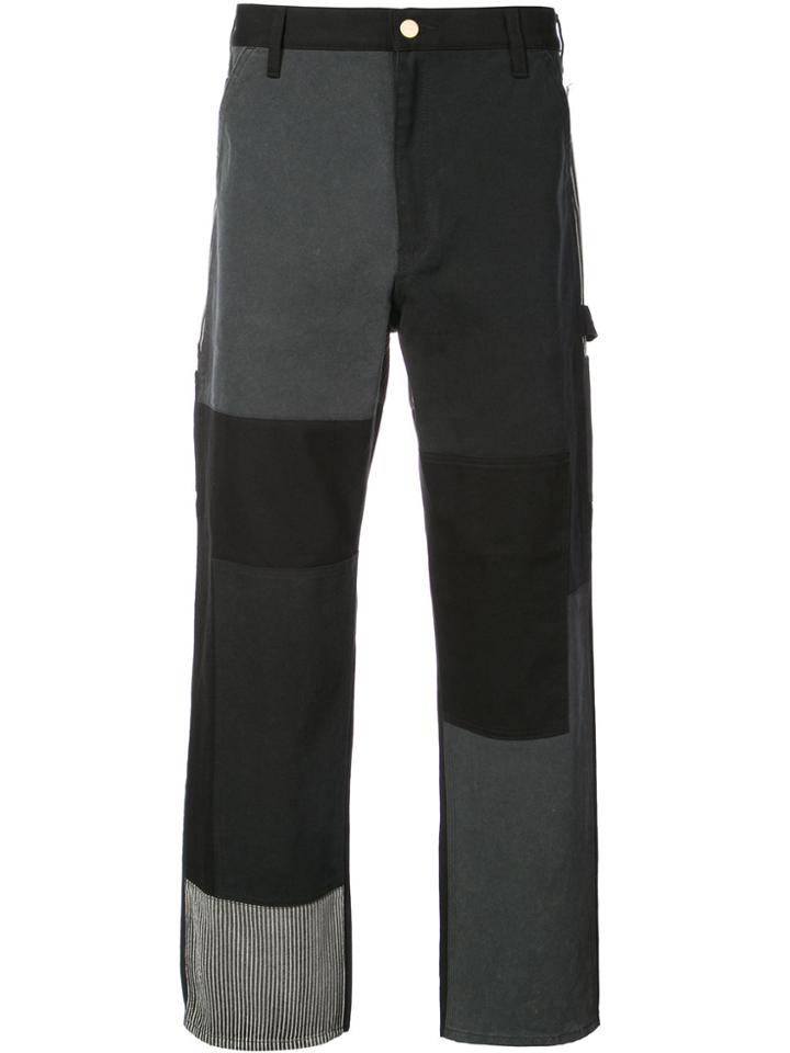 Junya Watanabe Man Flared Loose Jeans - Black