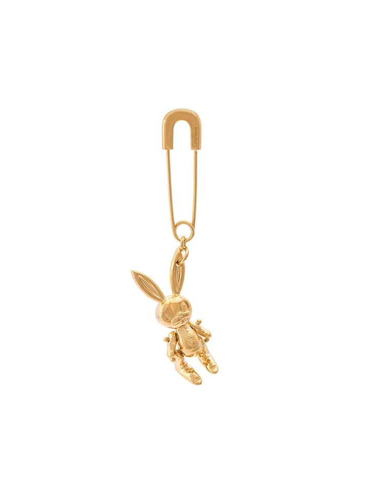 Ambush Bunny Saftey Pin Earring - Gold