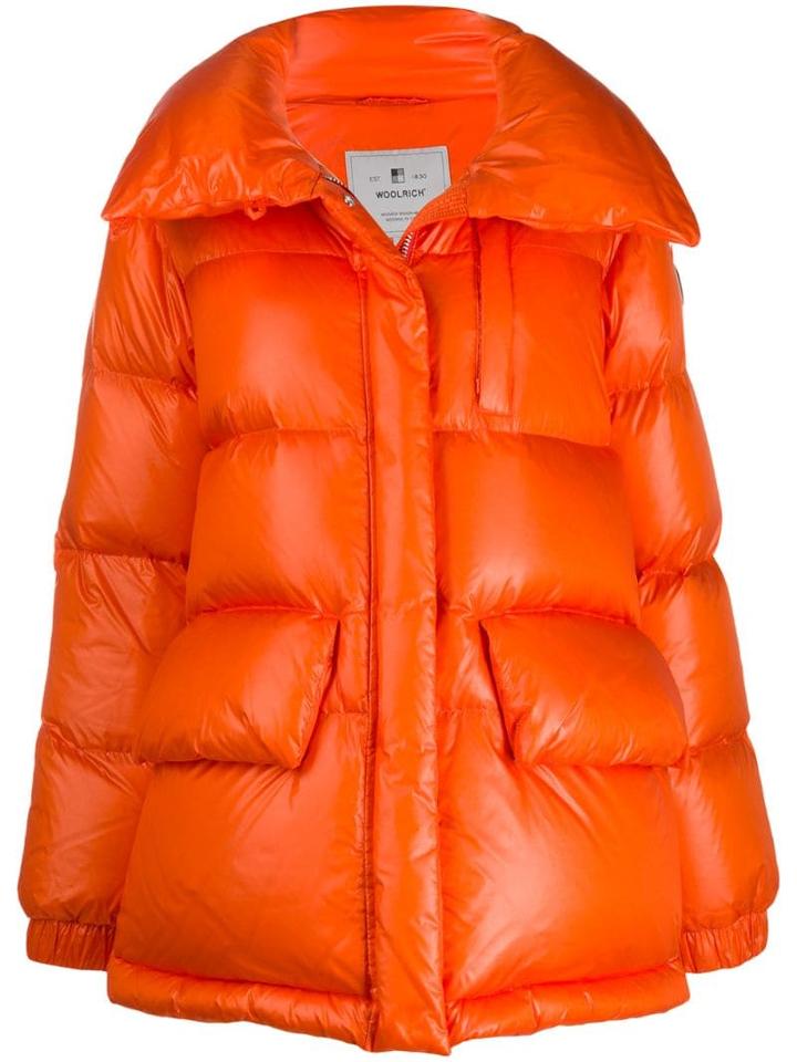 Woolrich Arctic Feather Down Jacket - Orange