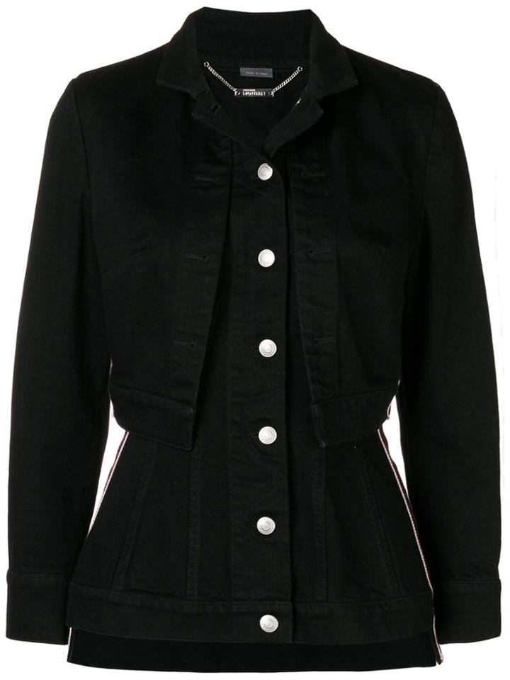 Alexander Mcqueen Fitted Layered Jacket - Black