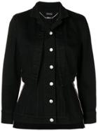 Alexander Mcqueen Fitted Layered Jacket - Black