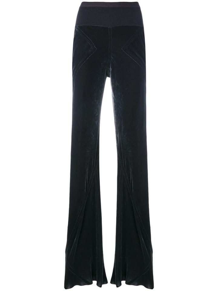 Rick Owens Ribbed Waistband Trousers - Pink & Purple