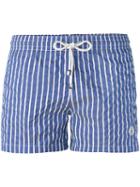 Borrelli - Striped Swim Shorts - Men - Nylon/polyester/spandex/elastane - L, Blue, Nylon/polyester/spandex/elastane