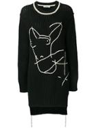 Jil Sander Embroidered Boyfriend Jumper - Black
