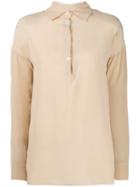 Barena Long-sleeved Polo Shirt - Neutrals