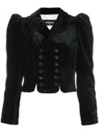 Dsquared2 Cropped Bolero Jacket, Women's, Size: 40, Black, Viscose/polyester/silk