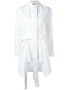Marni Draped Poplin Shirt - White