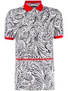 Etro Allover Print Polo Shirt, Men's, Size: Xxl, Cotton