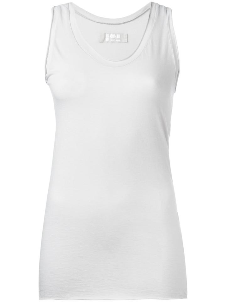 Labo Art - Classic Tank Top - Women - Cotton/spandex/elastane - 1, Grey, Cotton/spandex/elastane
