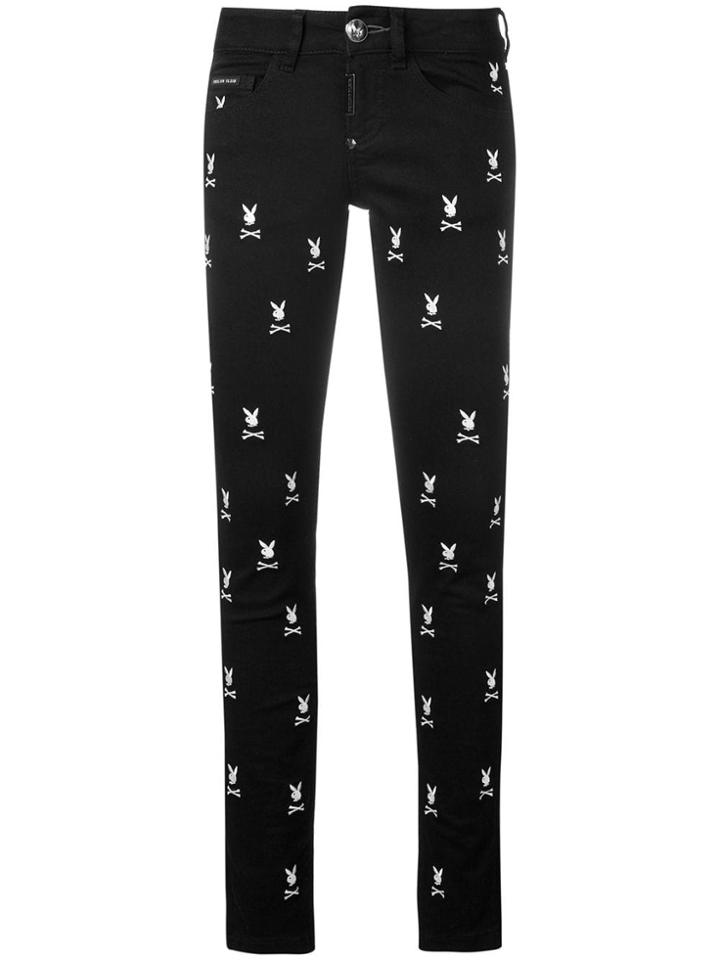Philipp Plein Philipp Plein X Playboy Jeans - Black