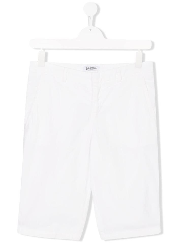 Dondup Kids Teen Knee Length Shorts - White