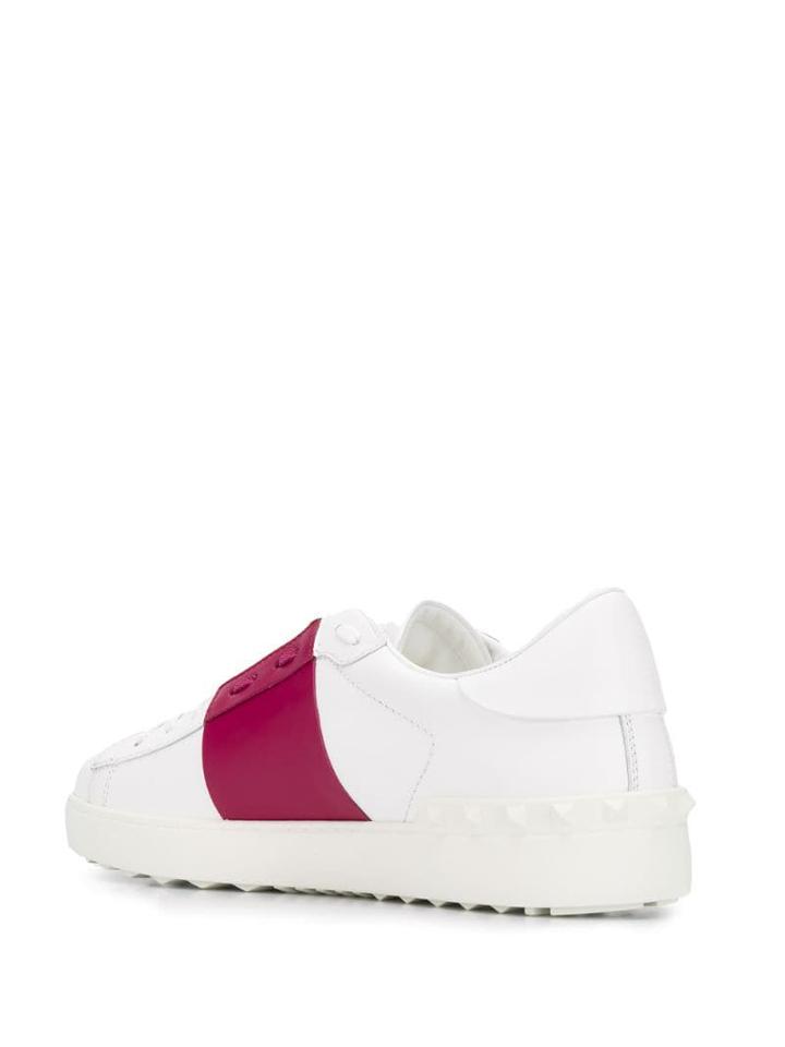 Valentino Valentino Garavani Striped Lace-up Sneakers - White
