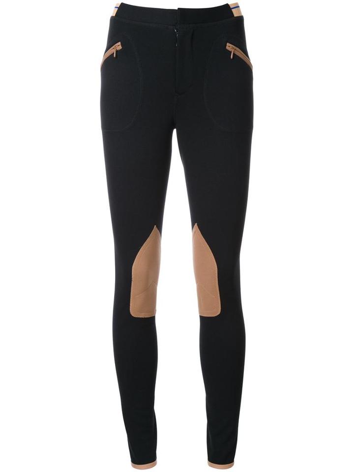 Theatre Products Zipped Pockets Skinny Trousers, Women's, Black, Polyester/rayon/polyurethane