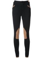 Theatre Products Zipped Pockets Skinny Trousers, Women's, Black, Polyester/rayon/polyurethane