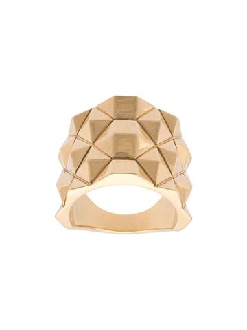 Cadar 18kt Yellow Gold Python Wide Band Ring