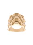 Cadar 18kt Yellow Gold Python Wide Band Ring