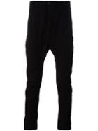 11 By Boris Bidjan Saberi Skinny Drop-crotch Jeans, Size: Large, Black, Cotton/spandex/elastane