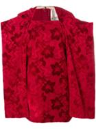 Comme Des Garçons Vintage 1996's Jacquard Blouse - Red