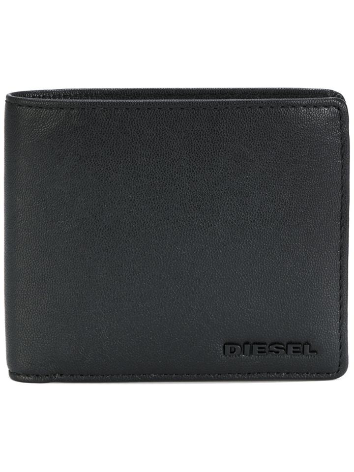 Diesel Classic Bi-fold Wallet - Black