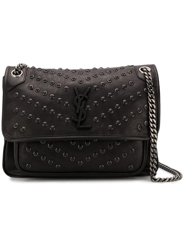 Saint Laurent Medium Niki Shoulder Bag - Black
