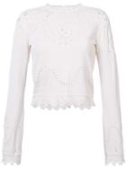 Derek Lam 10 Crosby - Cut-out Detail Jumper - Women - Cotton - Xs, White, Cotton