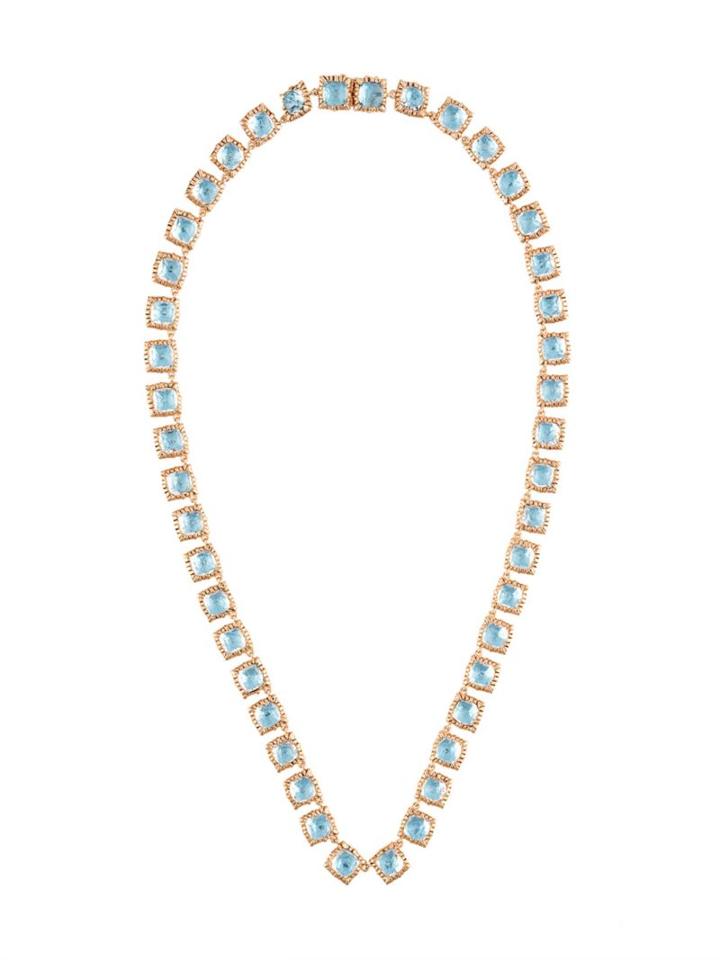Larkspur & Hawk Mini 'bella Rivière' Necklace, Women's, Blue