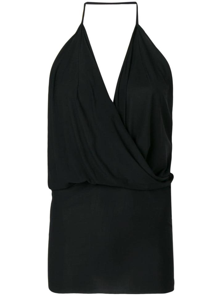Rick Owens Lilies Halter Neck Top - Black