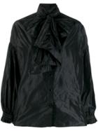 Etro Bow-tie Neck Shirt - Black