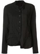 Rundholz Asymmetric Button Jacket - Brown