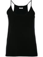 Paco Rabanne - Spaghetti Strap Top - Women - Polyethylene - 36, Black, Polyethylene