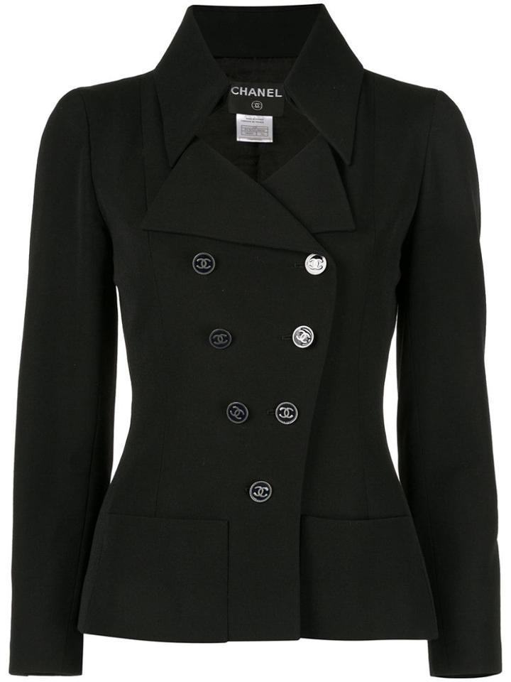Chanel Vintage Two-piece Skirt Suit - Black