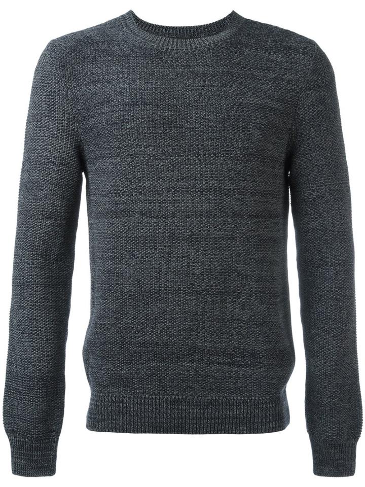 A.p.c. Chunky Knit Jumper, Men's, Size: Xl, Blue, Cotton
