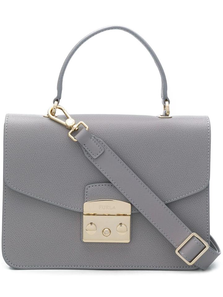 Furla Metropolis Top Handle Tote - Grey
