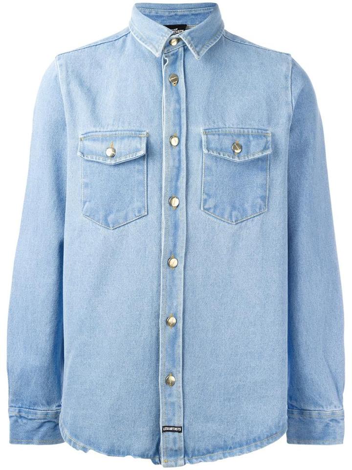Les (art)ists 'best Friend' Shirt, Men's, Size: Medium, Blue, Cotton