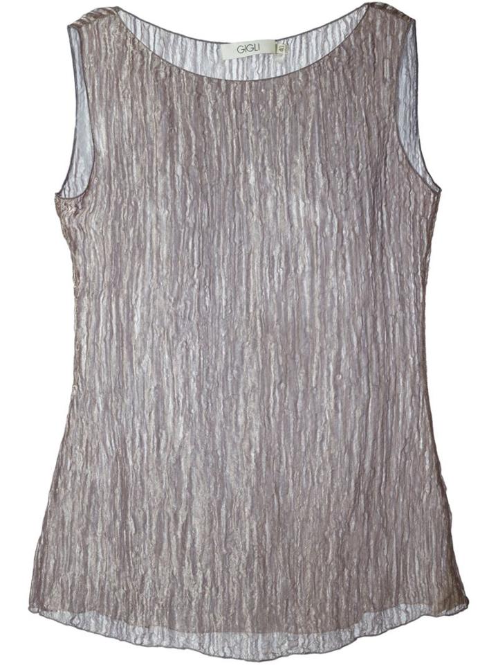Romeo Gigli Vintage Sheer Tank Top
