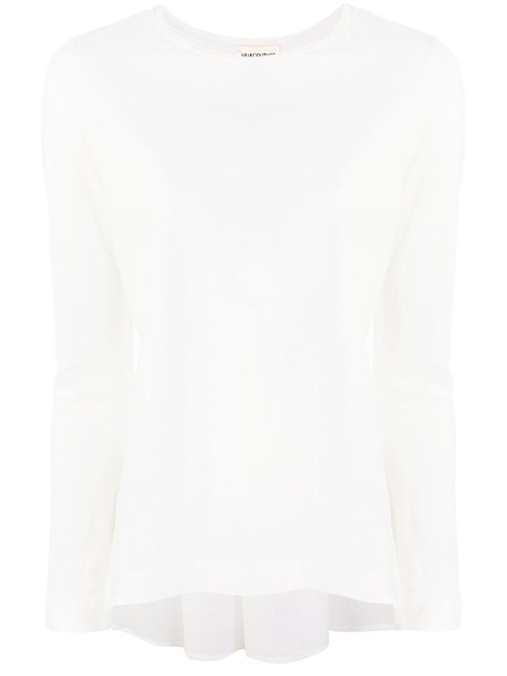 Semicouture Drawstring Detail T-shirt - White
