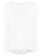 Semicouture Drawstring Detail T-shirt - White