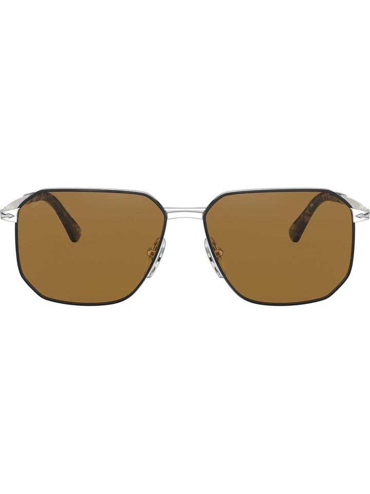 Persol Morris Square Sunglasses - Black