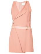 Dion Lee Holster Mini Wrap Dress - Pink