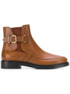 Tod's Buckled Ankle Boots - Brown
