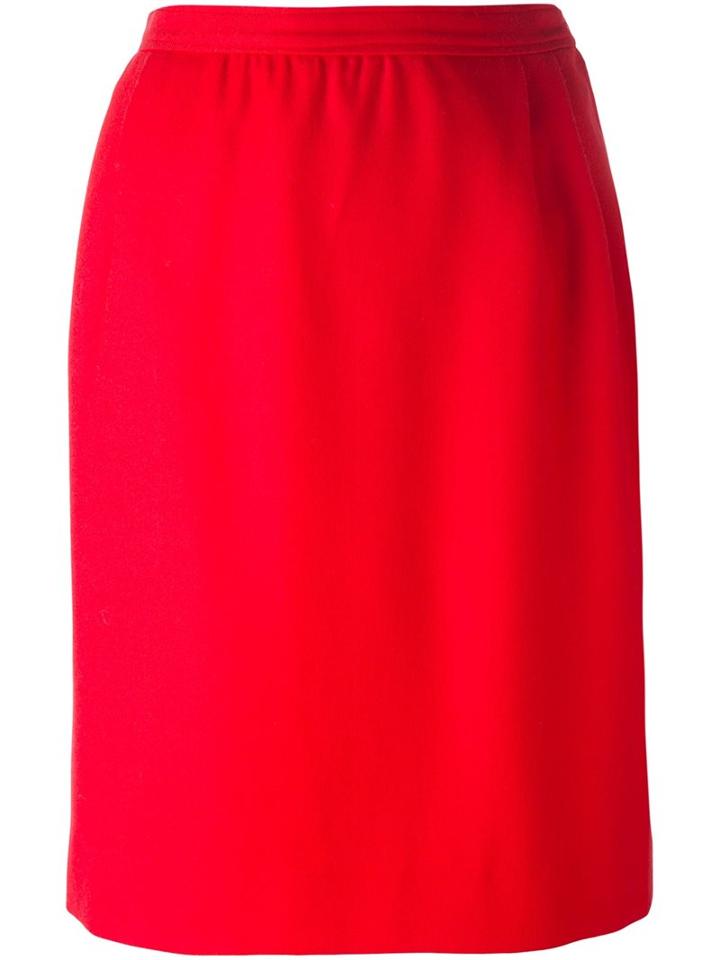 Yves Saint Laurent Vintage Knee Length Skirt