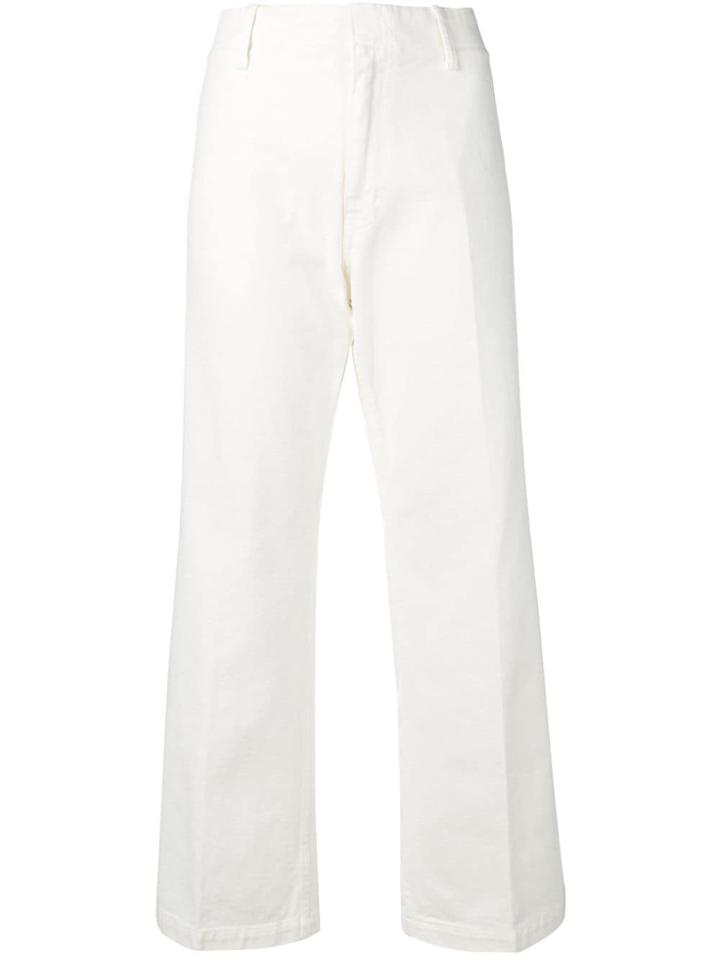 Philosophy Di Lorenzo Serafini Mid Rise Straight Trousers - White