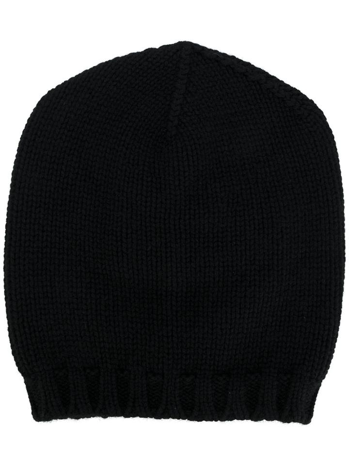 Lamberto Losani Beanie Hat - Black